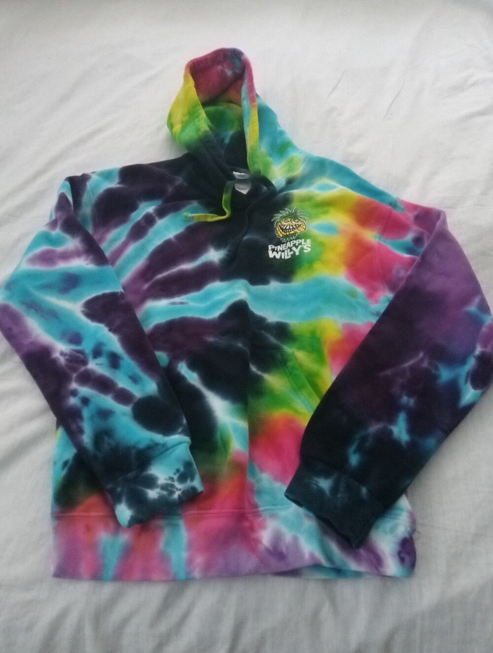 Colortone Pineapple Willy's Tie-Dye Hoodie - Multi Color